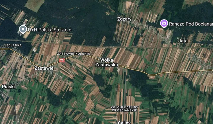 Działka leśna Wólka Zastawska