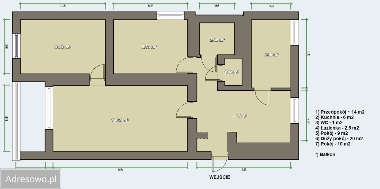 Mieszkanie 3-pokojowe Warszawa Ochota, ul. Sękocińska. Zdjęcie 14