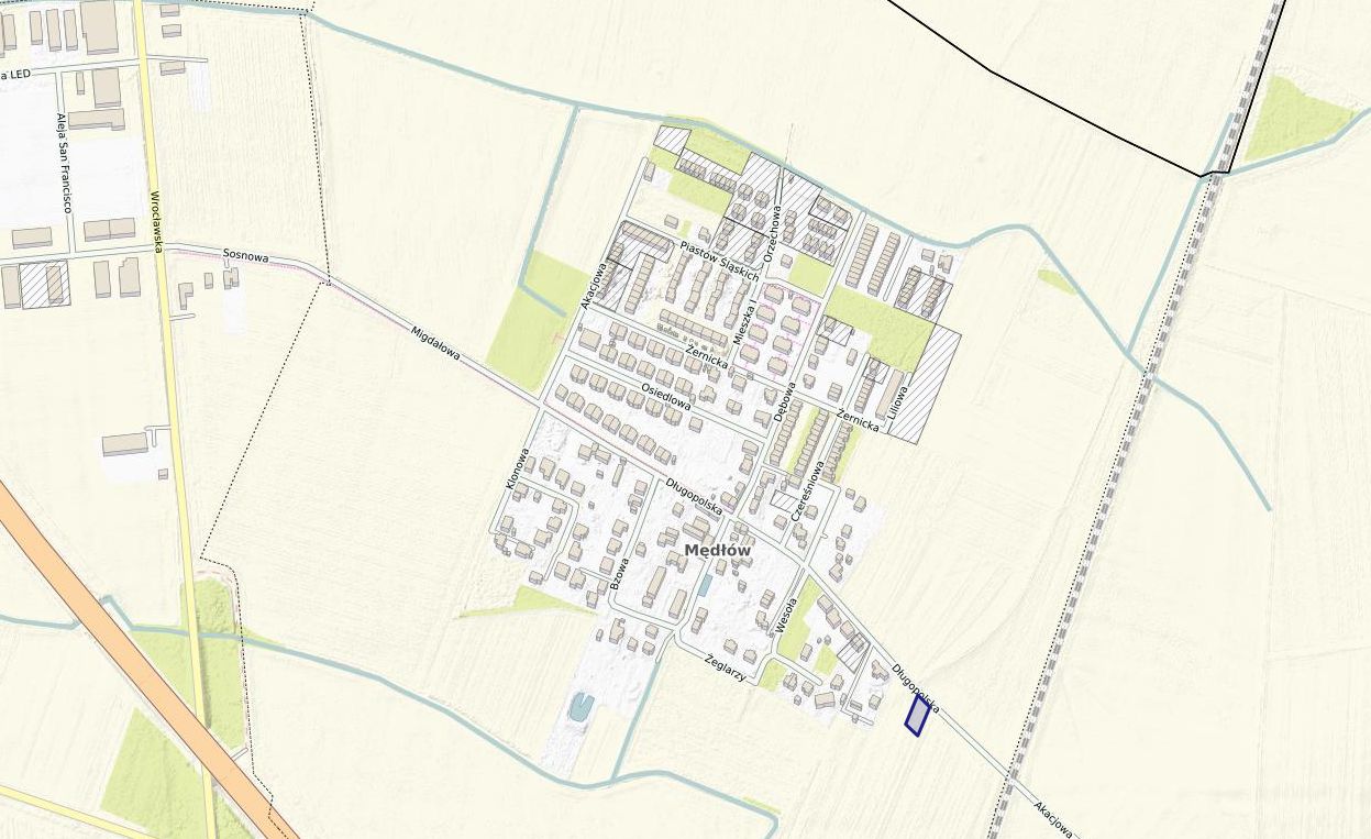 Działka budowlana Mędłów, ul. Długopolska. Zdjęcie 3