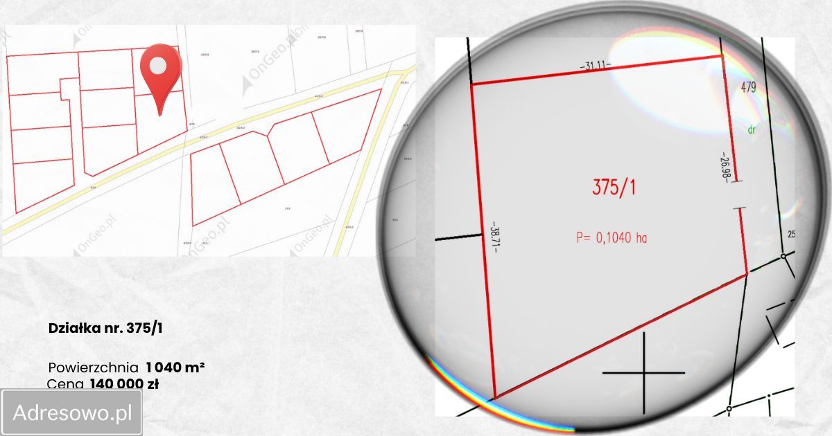 Działka budowlana Jugowa. Zdjęcie 9