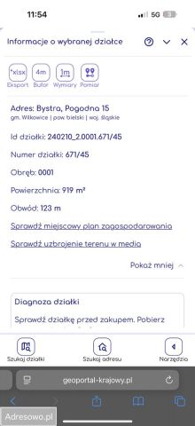 Działka budowlana Bystra, ul. Pogodna. Zdjęcie 1