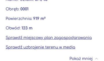 Działka budowlana Bystra, ul. Pogodna