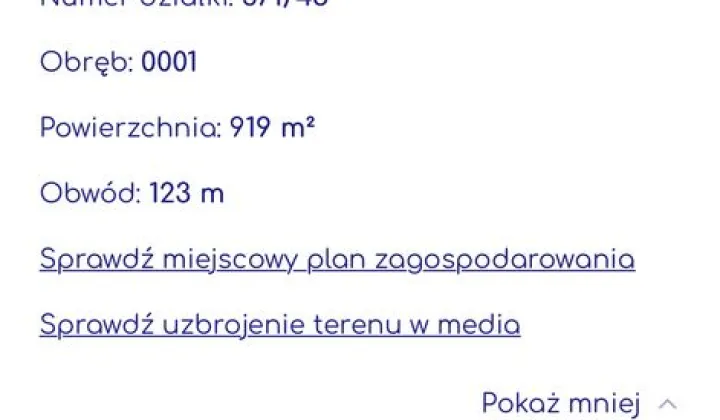 Działka budowlana Bystra, ul. Pogodna