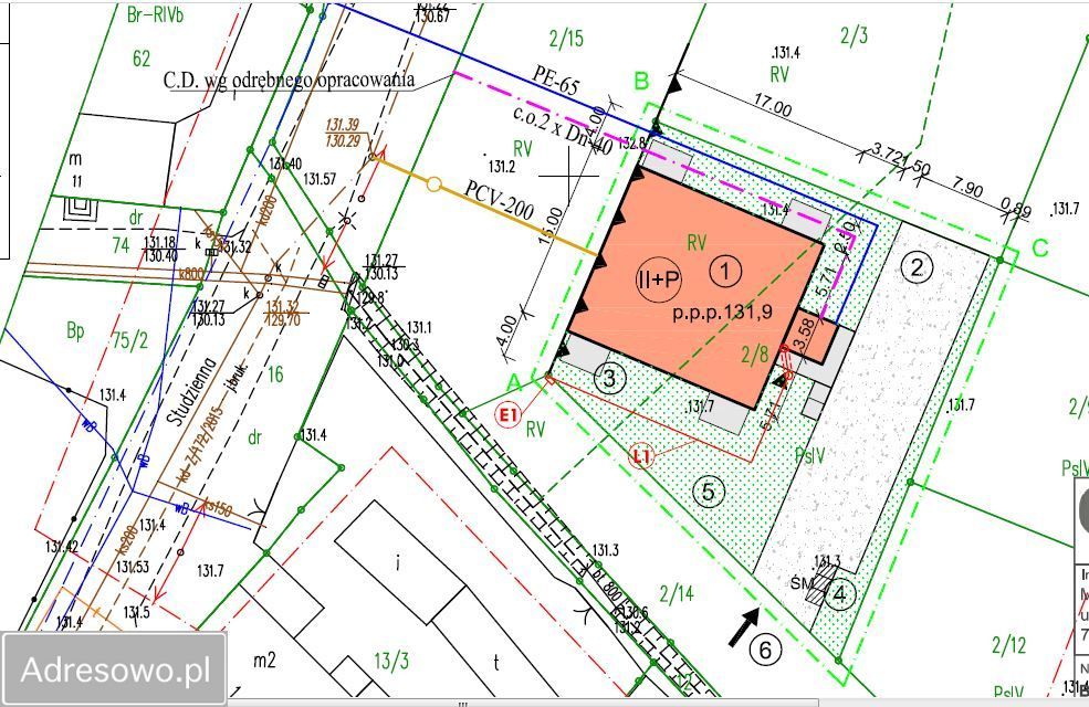 Działka inwestycyjna Czarne, ul. Studzienna. Zdjęcie 3