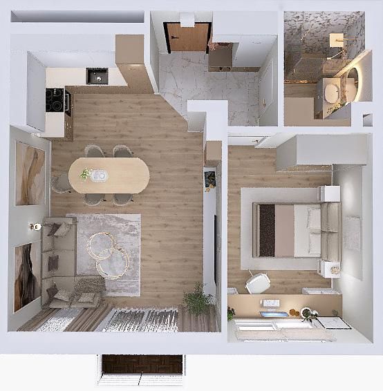 Mieszkanie 2-pokojowe Warszawa Zacisze, ul. Tużycka. Zdjęcie 10