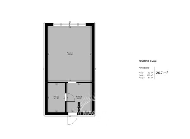 Mieszkanie 1-pokojowe Szczecin Pomorzany, ul. 1 Maja. Zdjęcie 11