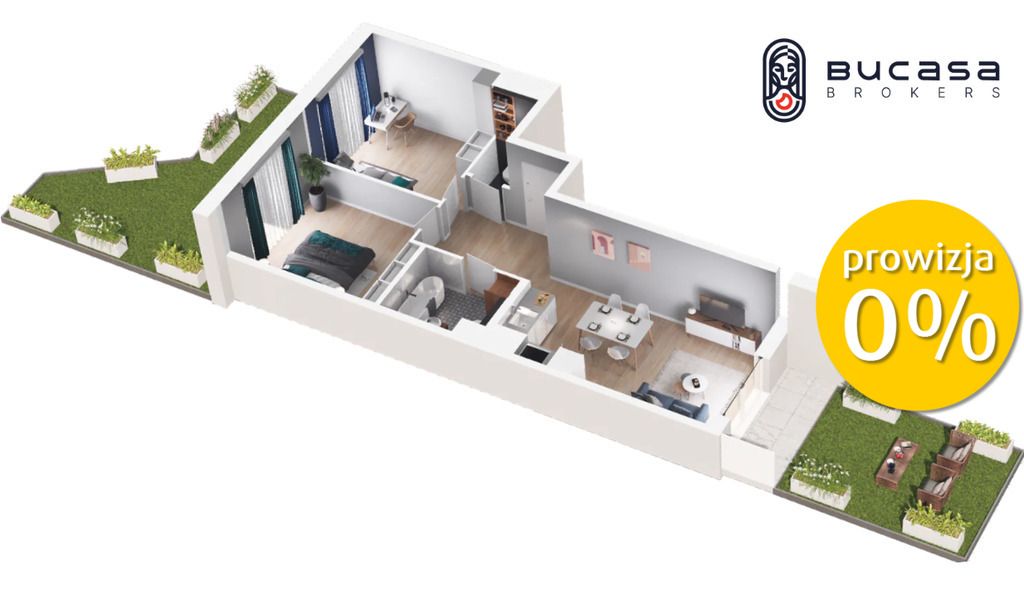 Mieszkanie 3-pokojowe Kraków. Zdjęcie 6