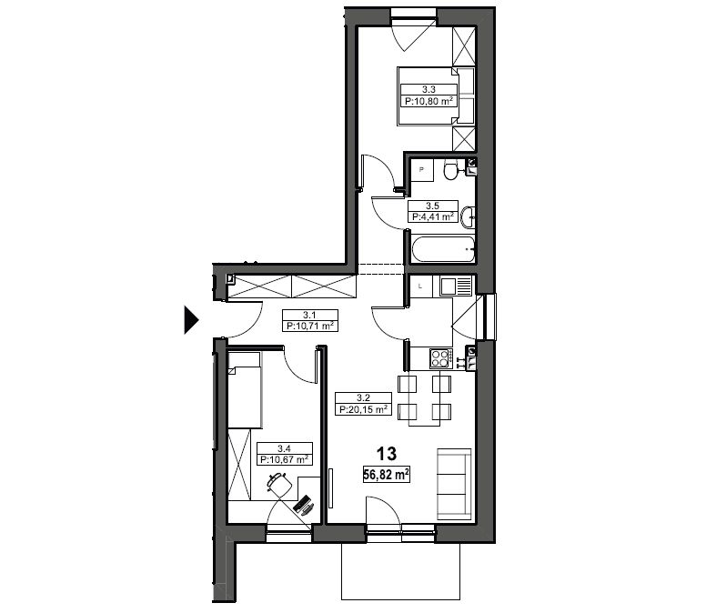 Mieszkanie 3-pokojowe Oleśnica, ul. Wileńska. Zdjęcie 1