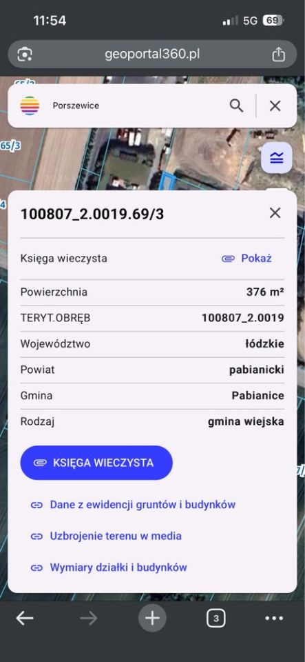 Działka rolno-budowlana Porszewice. Zdjęcie 2