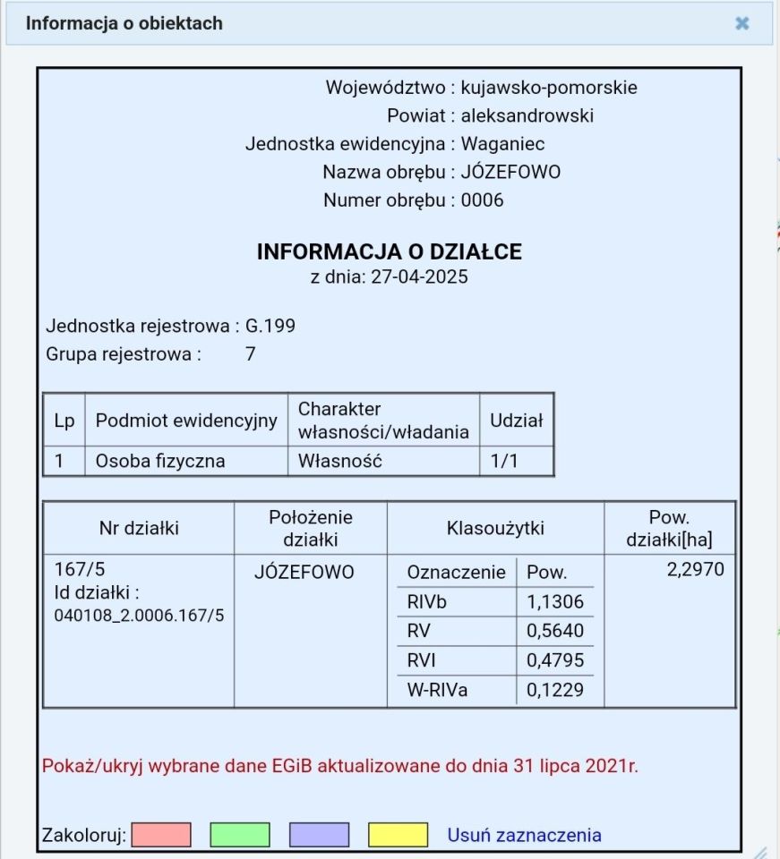 Działka rolna Józefowo. Zdjęcie 2