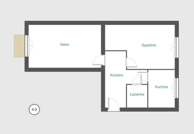 Mieszkanie 2-pokojowe Łódź, ul. Racjonalizatorów. Zdjęcie 11