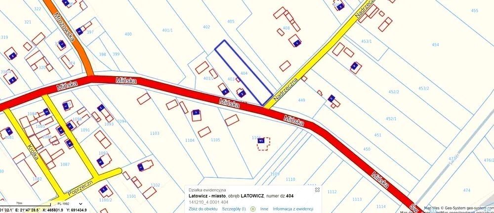 Działka budowlana Latowicz, ul. Nadrzeczna. Zdjęcie 3