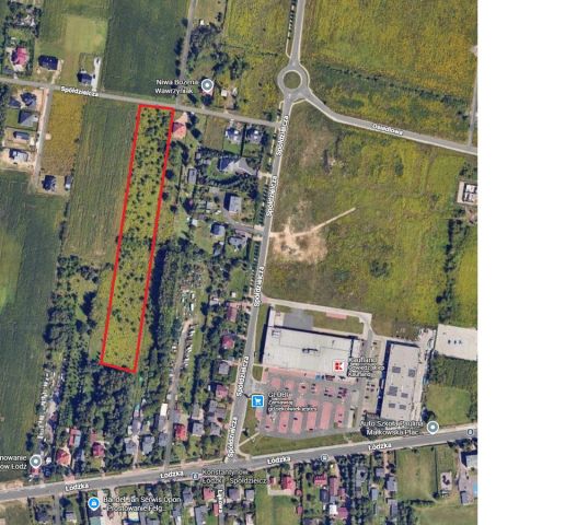 Działka inwestycyjna Konstantynów Łódzki, ul. Spółdzielcza. Zdjęcie 1