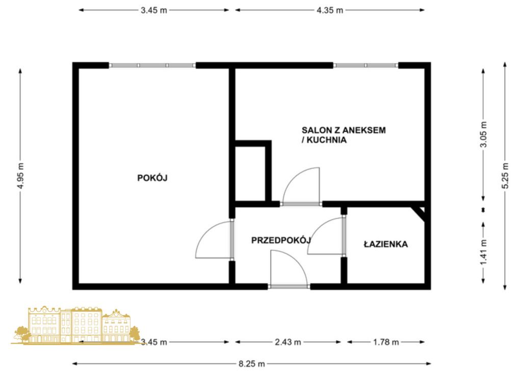 Mieszkanie 2-pokojowe Kraków, ul. Łagiewnicka. Zdjęcie 2