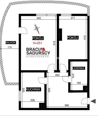 Mieszkanie 2-pokojowe Kraków Krowodrza, ul. Eljasza Walerego Radzikowskiego. Zdjęcie 3