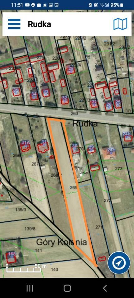 Działka budowlana Rudka. Zdjęcie 2