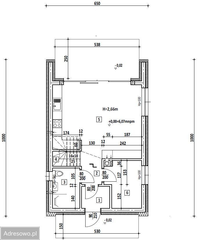dom wolnostojący, 4 pokoje Gąski. Zdjęcie 5