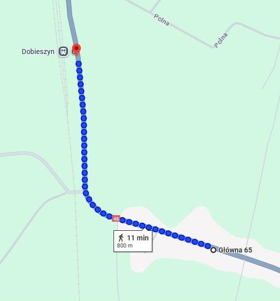 Działka rolno-budowlana Dobieszyn, ul. Główna. Zdjęcie 4