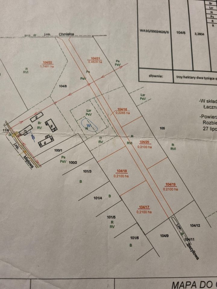 Działka budowlana Makówka, ul. Bazyliowa. Zdjęcie 3