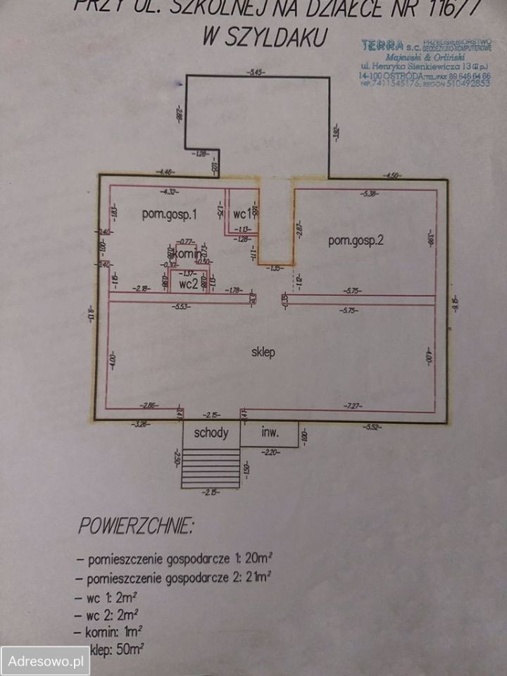 dom wolnostojący, 3 pokoje Szyldak, ul. Szkolna. Zdjęcie 20