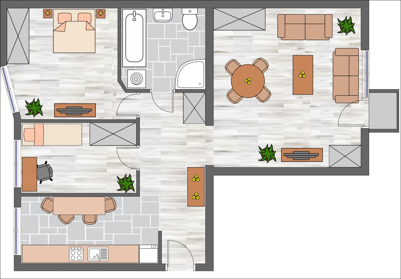 Mieszkanie 3-pokojowe Tarnów Śródmieście, ul. Fryderyka Chopina. Zdjęcie 24