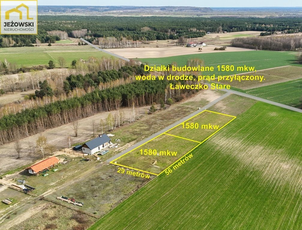 Działka budowlana Ławeczko Stare. Zdjęcie 1