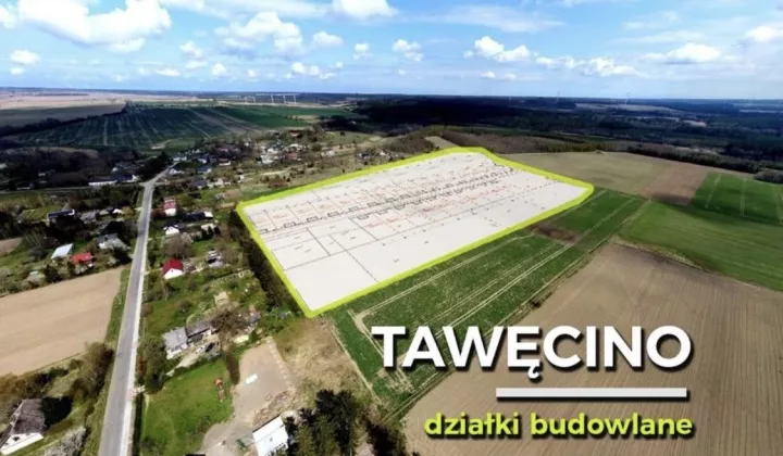 Działka inwestycyjna Tawęcino