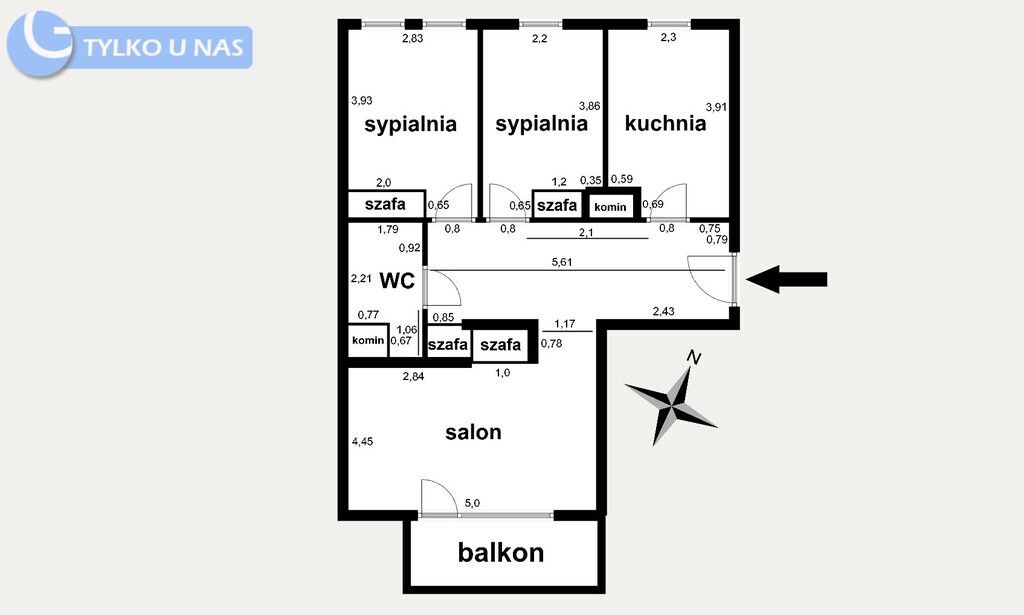 Mieszkanie 3-pokojowe Kraków Bronowice, ul. Gabrieli Zapolskiej. Zdjęcie 21