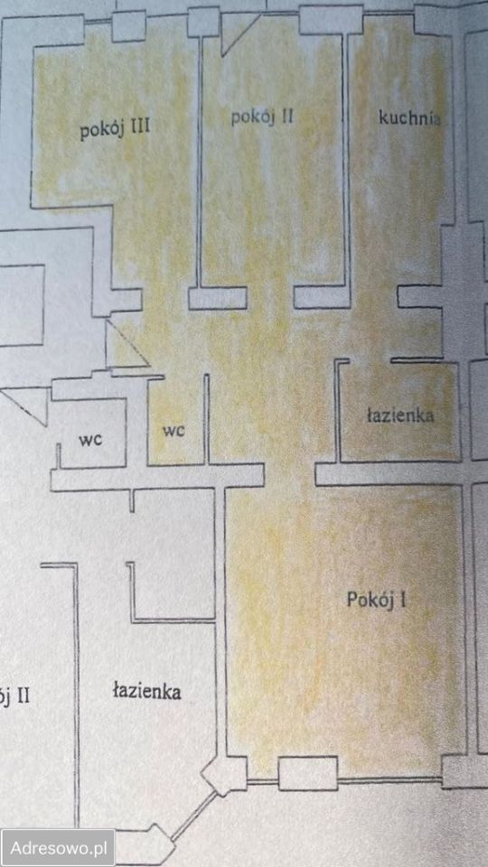 Mieszkanie 3-pokojowe Wrocław Śródmieście, ul. Jedności Narodowej. Zdjęcie 4
