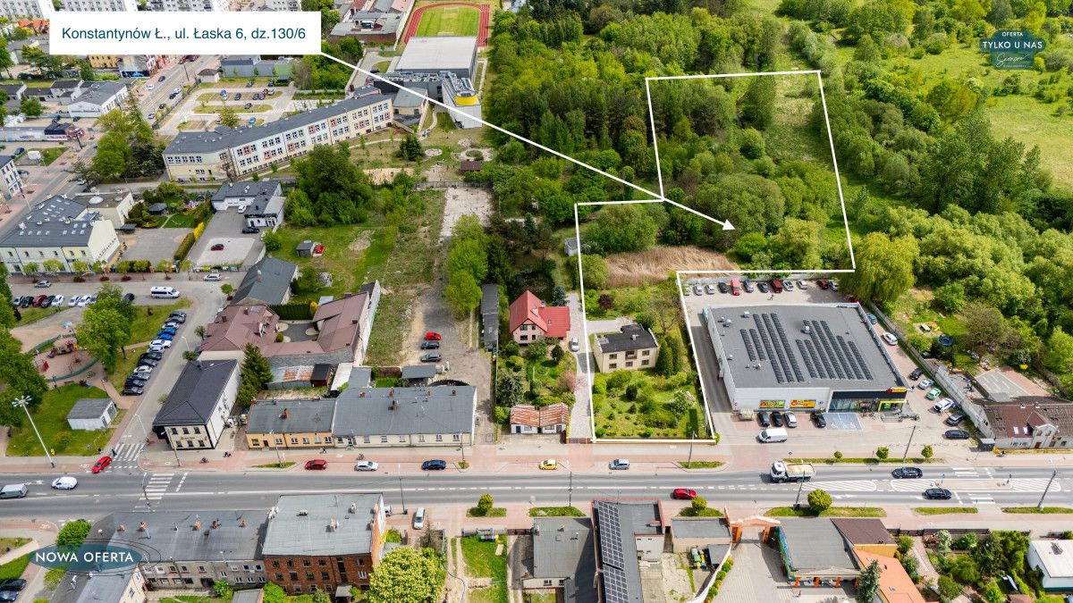 Działka budowlana Konstantynów Łódzki, ul. Łaska. Zdjęcie 2