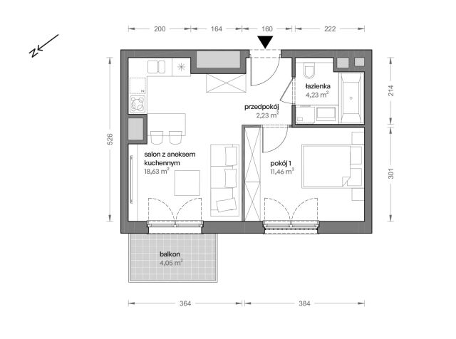 Mieszkanie 2-pokojowe Katowice Brynów, ul. Ceglana. Zdjęcie 7