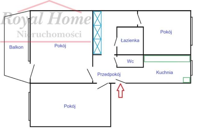 Mieszkanie 3-pokojowe Wrocław Muchobór Mały. Zdjęcie 13