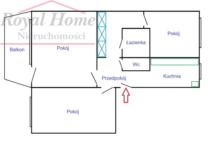 Mieszkanie 3-pokojowe Wrocław Muchobór Mały. Zdjęcie 13