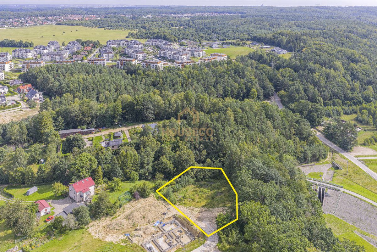 Działka inwestycyjna Gdynia Chwarzno-Wiczlino, ul. Bernarda Myśliwka. Zdjęcie 2