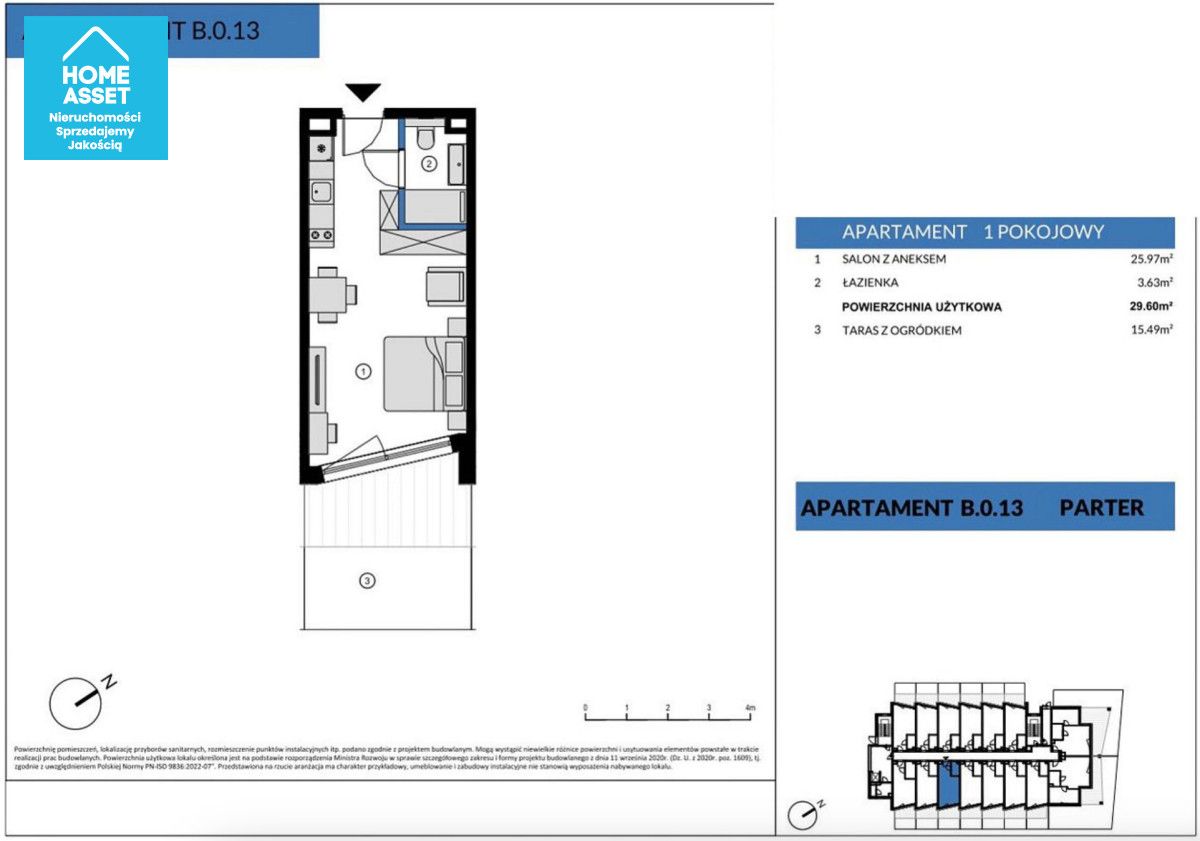 Mieszkanie 1-pokojowe Wiślinka, ul. Piaskowa. Zdjęcie 11