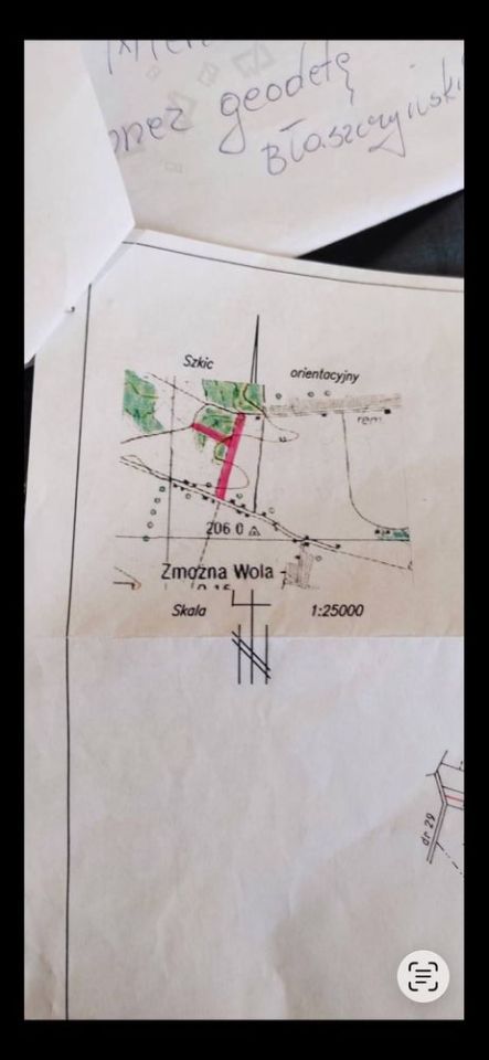 Działka rolno-budowlana Zmożna Wola. Zdjęcie 2