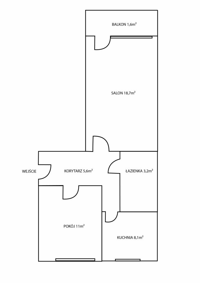 Mieszkanie 2-pokojowe Gdańsk Zaspa, ul. Startowa. Zdjęcie 2
