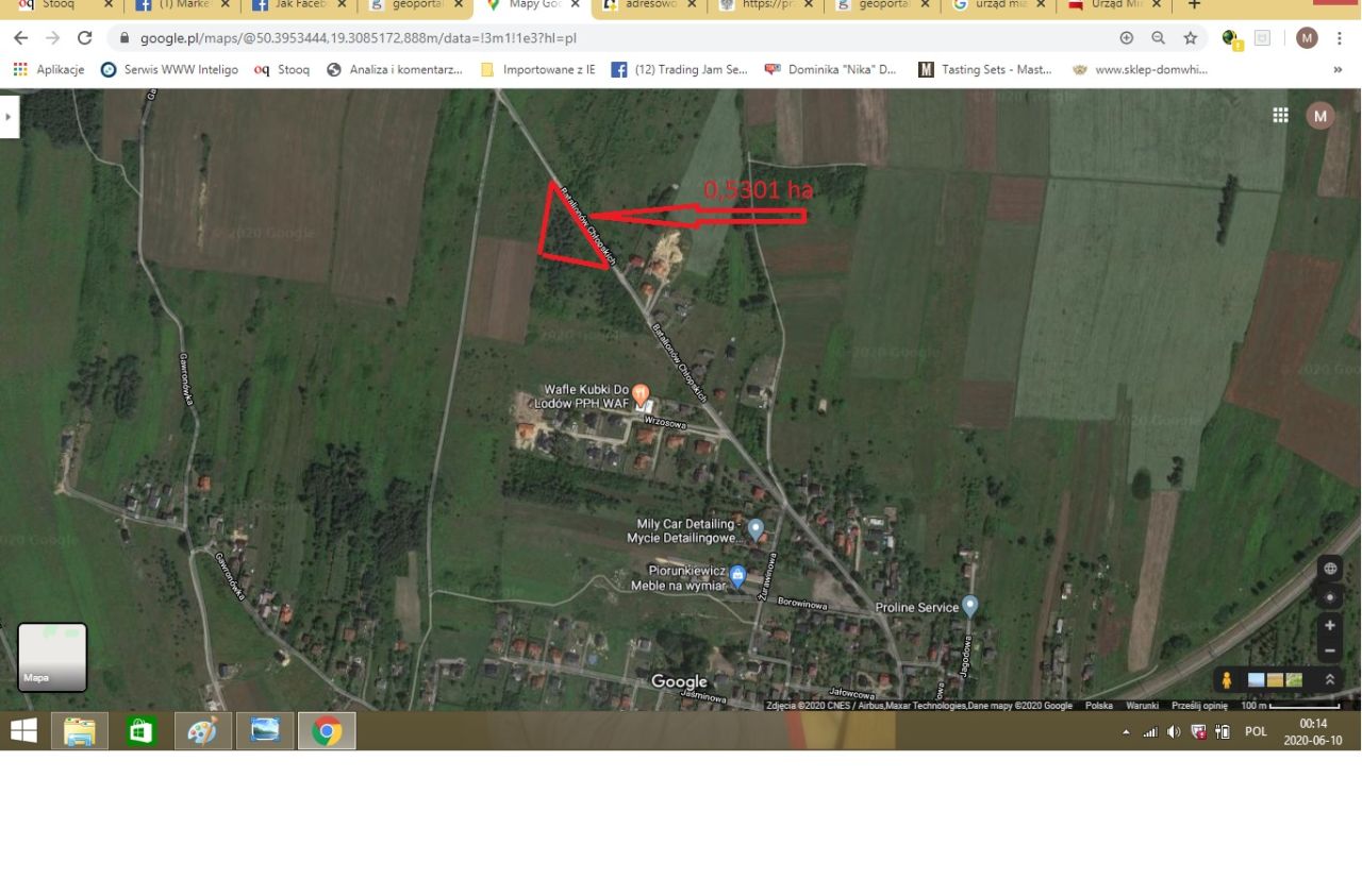 Działka budowlana Dąbrowa Górnicza Bugaj, ul. Batalionów Chłopskich