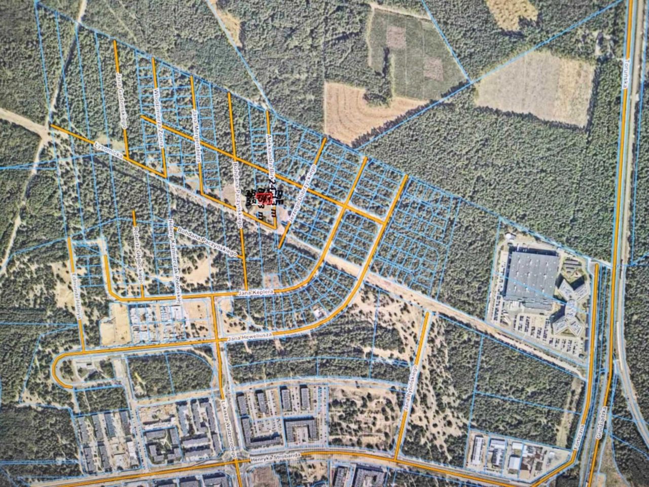 Działka budowlana Toruń, ul. Aleksandra Birkenmajera. Zdjęcie 4