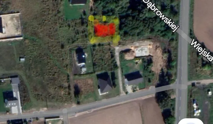 Działka budowlana Brzezie k. Sulechowa, ul. Władysława Orkana