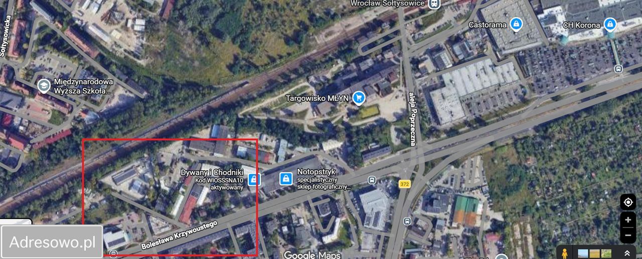 Działka inwestycyjna Wrocław Karłowice, ul. Bolesława Krzywoustego. Zdjęcie 1