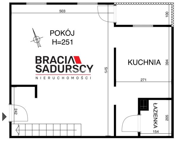 Mieszkanie 3-pokojowe Kraków Dębniki, ul. Krokusowa. Zdjęcie 19