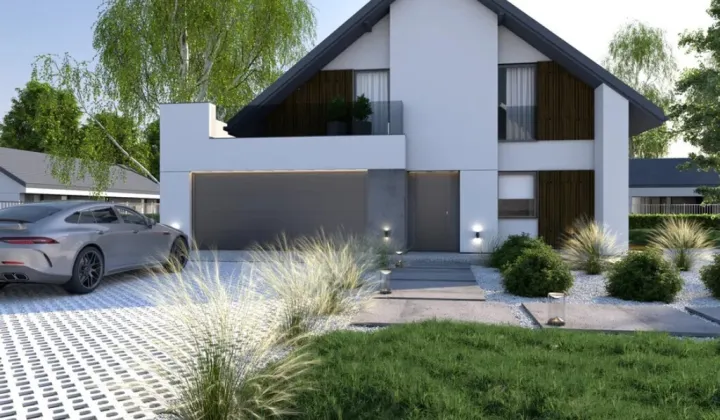 dom wolnostojący, 5 pokoi Rudna Mała