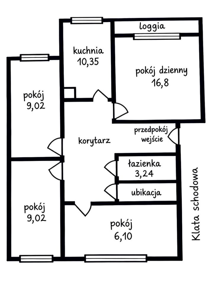 Mieszkanie 4-pokojowe Chełm, ul. Henryka Wieniawskiego. Zdjęcie 10