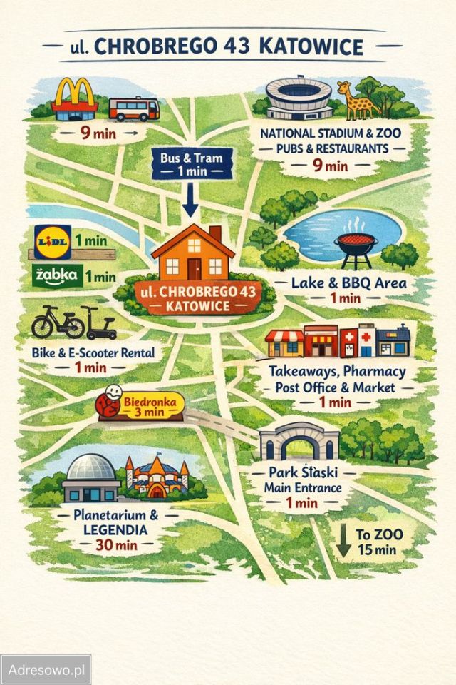 Pokój Katowice os. Tysiąclecia, ul. Bolesława Chrobrego. Zdjęcie 3