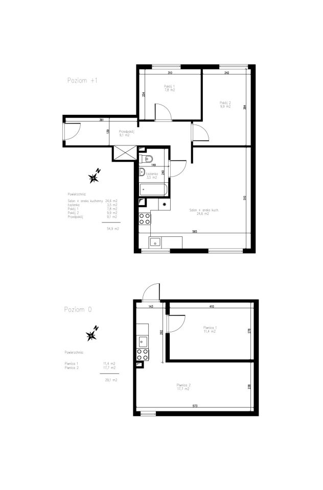 Mieszkanie 3-pokojowe Grabowo. Zdjęcie 2