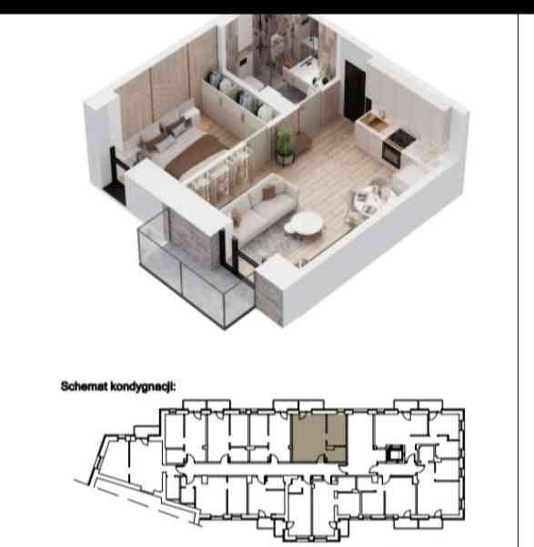 Mieszkanie 2-pokojowe Bydgoszcz Bocianowo, ul. Tadeusza Kościuszki. Zdjęcie 7