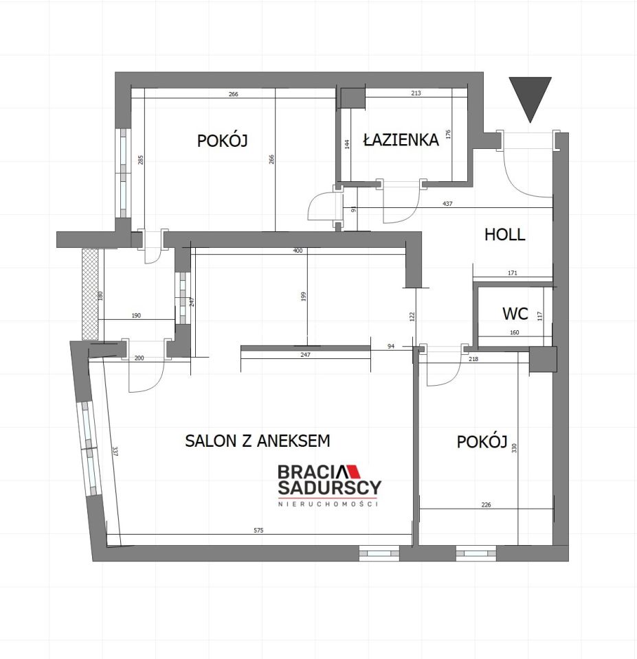 Mieszkanie 4-pokojowe Kraków Podgórze, ul. Feliksa Wrobela. Zdjęcie 3