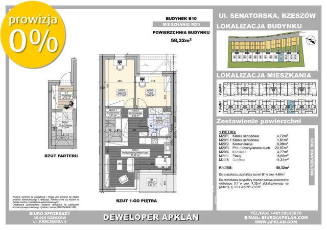 Mieszkanie 3-pokojowe Rzeszów Budziwój, ul. Senatorska. Zdjęcie 13