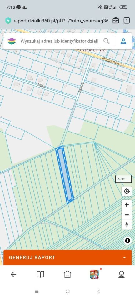 Działka leśna Wola Morawicka Podemłynie, ul. Jasna. Zdjęcie 3